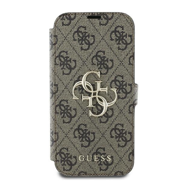 Pouzdro Guess pro iPhone 16, obal s klopou, obal ve tvaru knihy