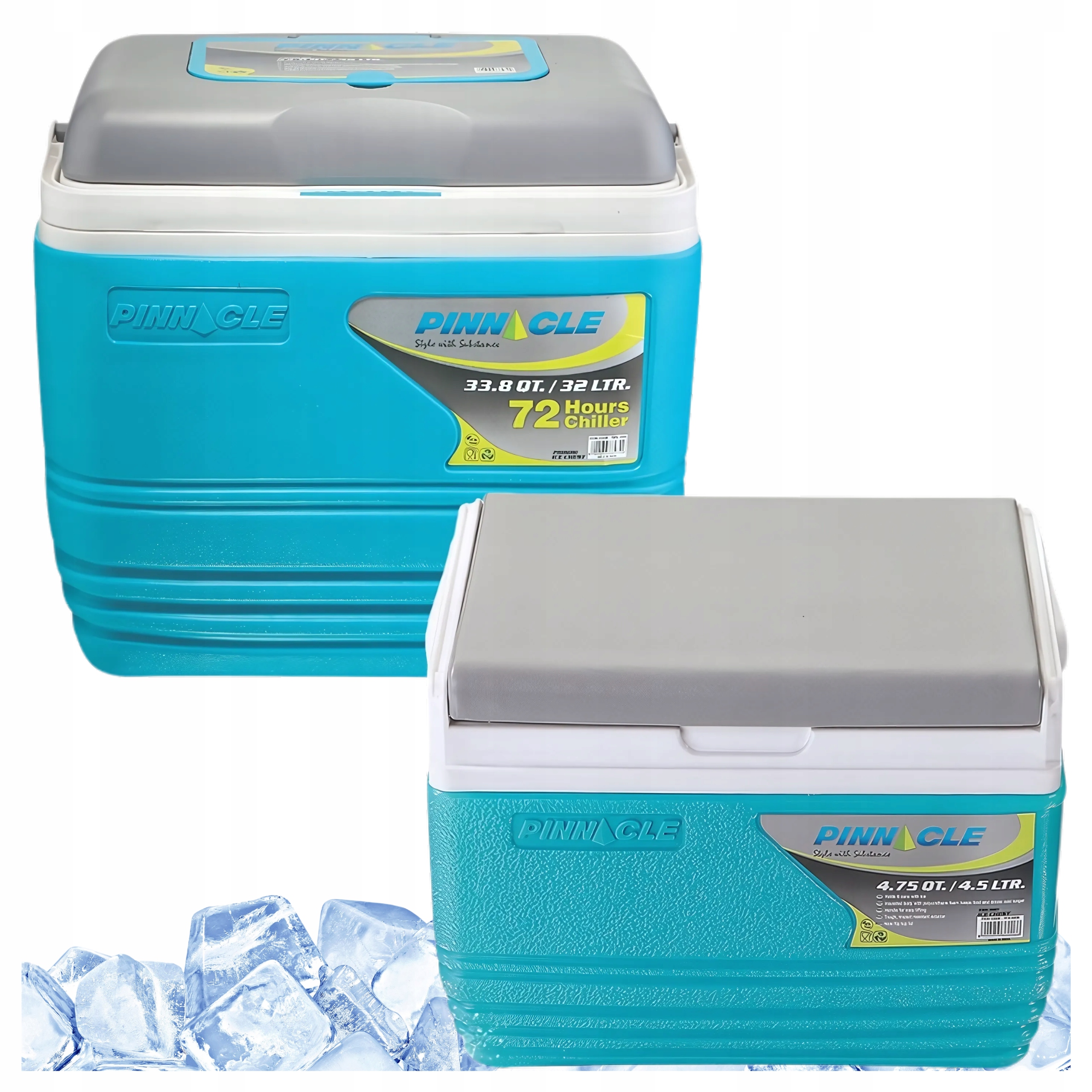 Sada turistických chladniček Pinnacle 32L a 4,5L modrá – cestovní a pikniková