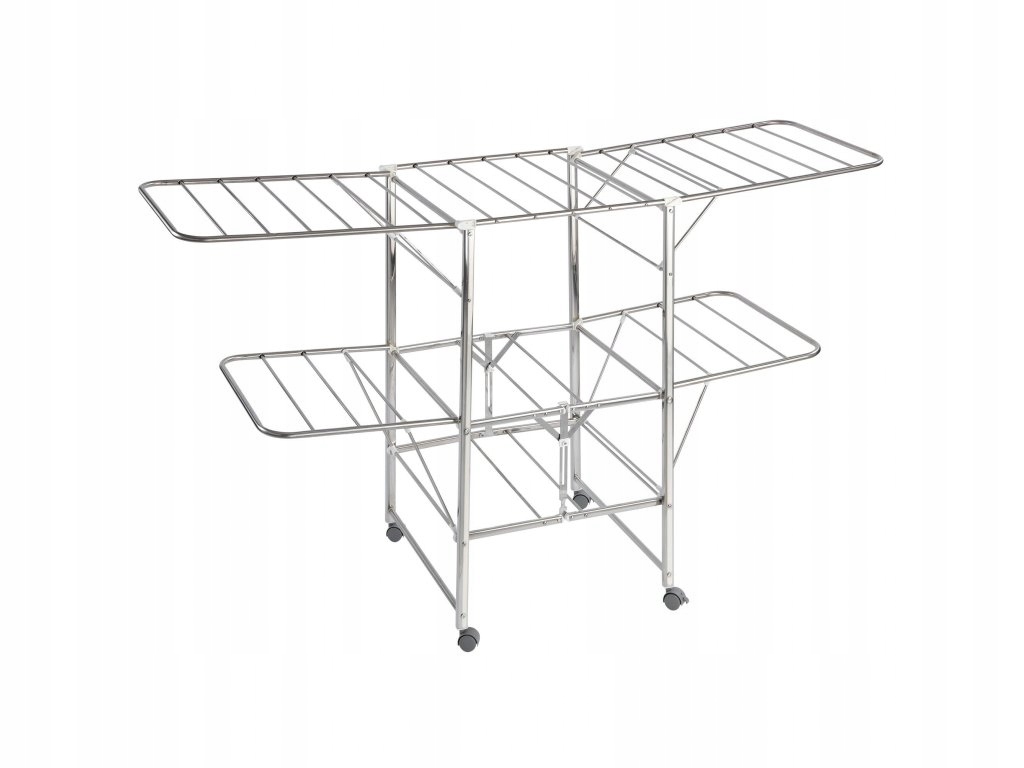 Levně Sušák na prádlo, skládací, nerezová ocel, Mobile