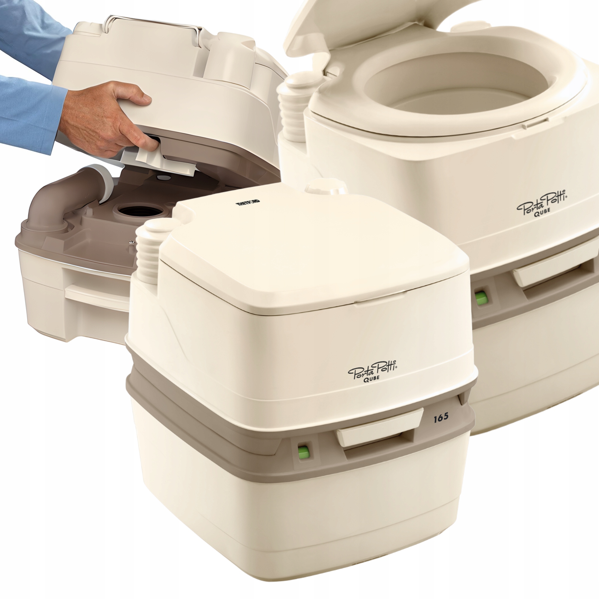 Turistická toaleta Thetford Porta Potti 165 béžová 21L