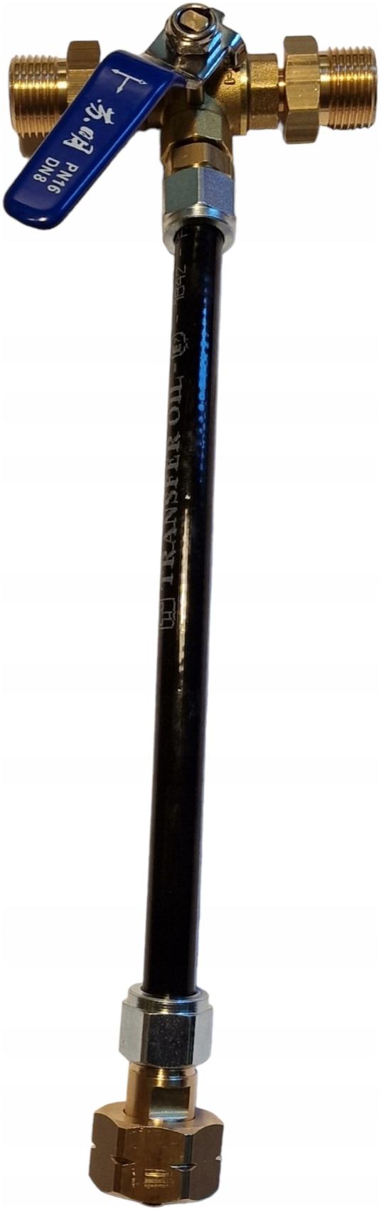 Třícestný ventil T – rozdělovač plynu t-rozdělovač