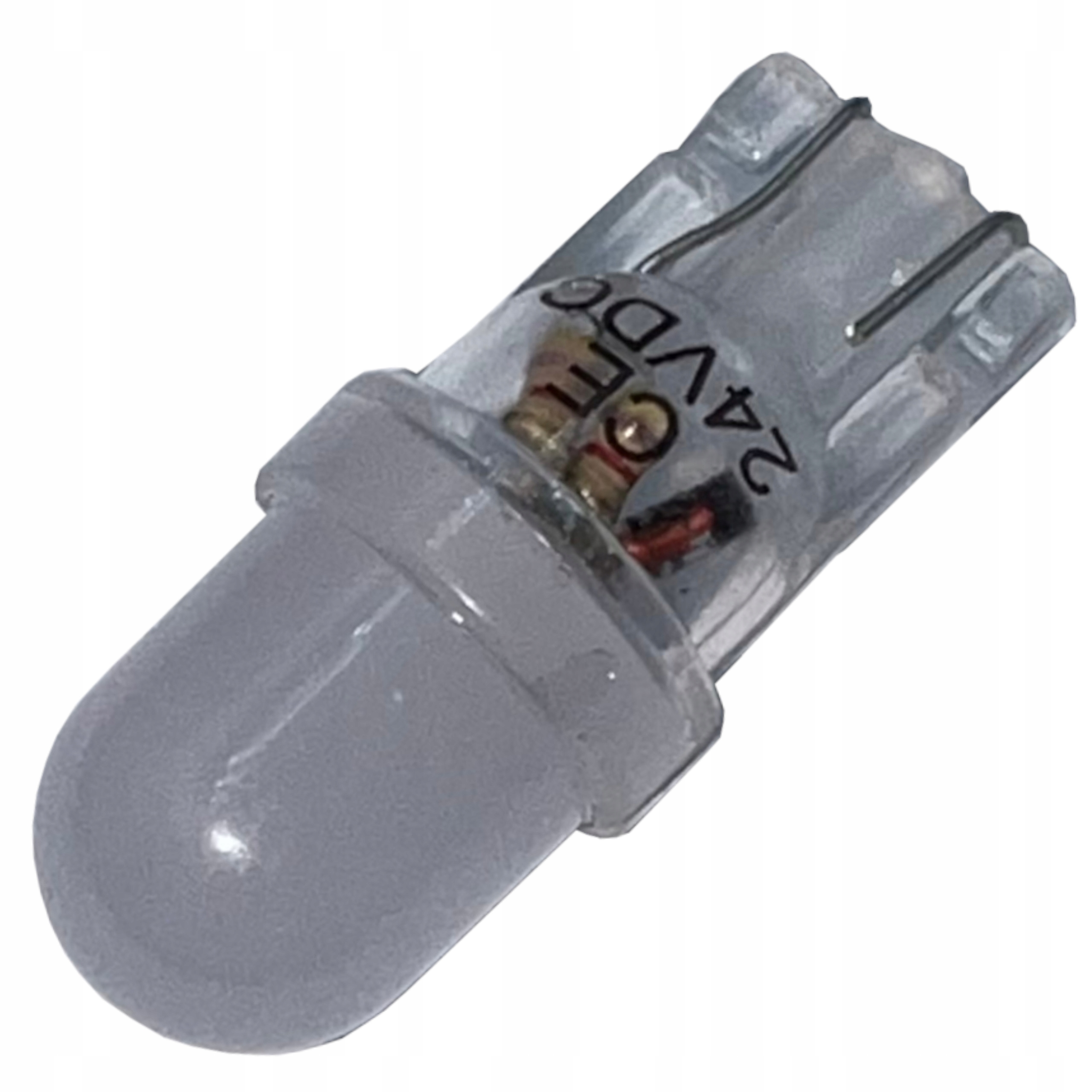 

żarówka Led w5w T10 dyfuzyjna w3w biała zimna 24v