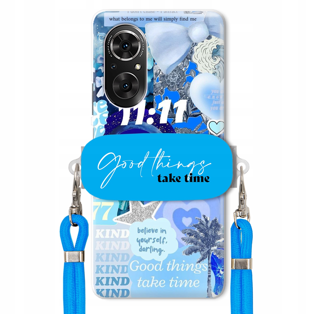 Puzdro pre Huawei Nova 9 Se Držiak na vodítko Crossbody Good Things Take Time