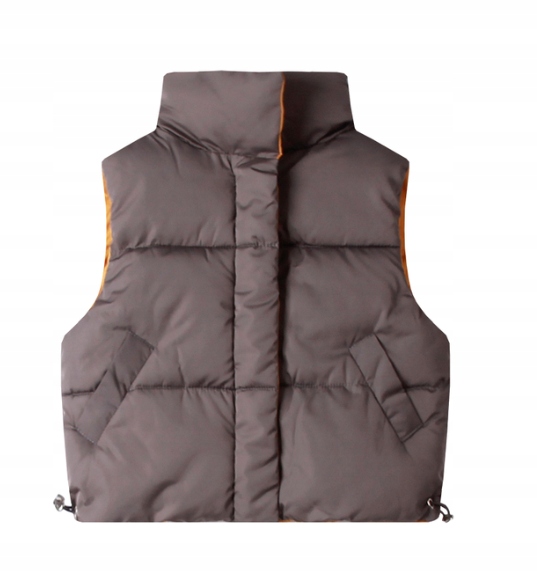 CIEPŁY BEZRĘKAWNIK PIKOWANY DLA DZIECKA MODNA KAMIZELKA ZE STÓJKĄ KOLORY