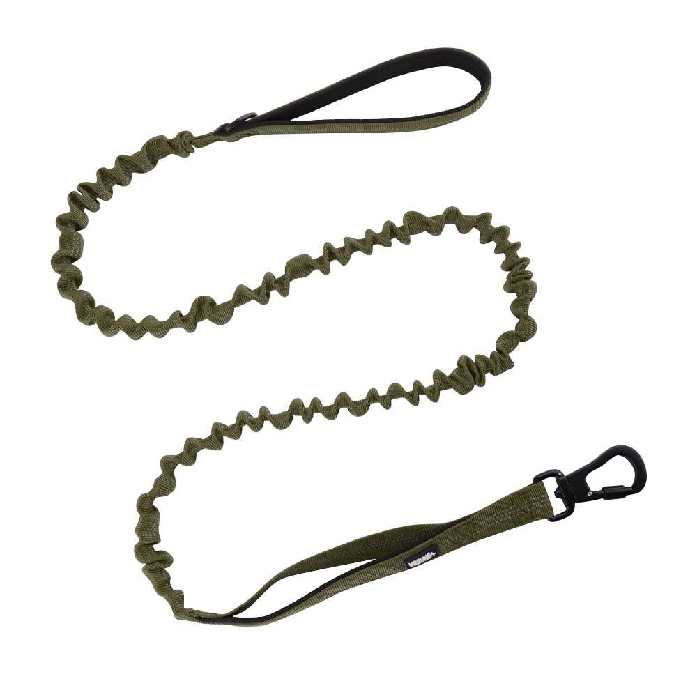 Levně Vodítko s bungee tlumičem a dvěma úchyty Huggy Doggy XL