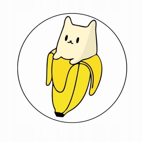 

Przypinka Kot Banan Kawaii