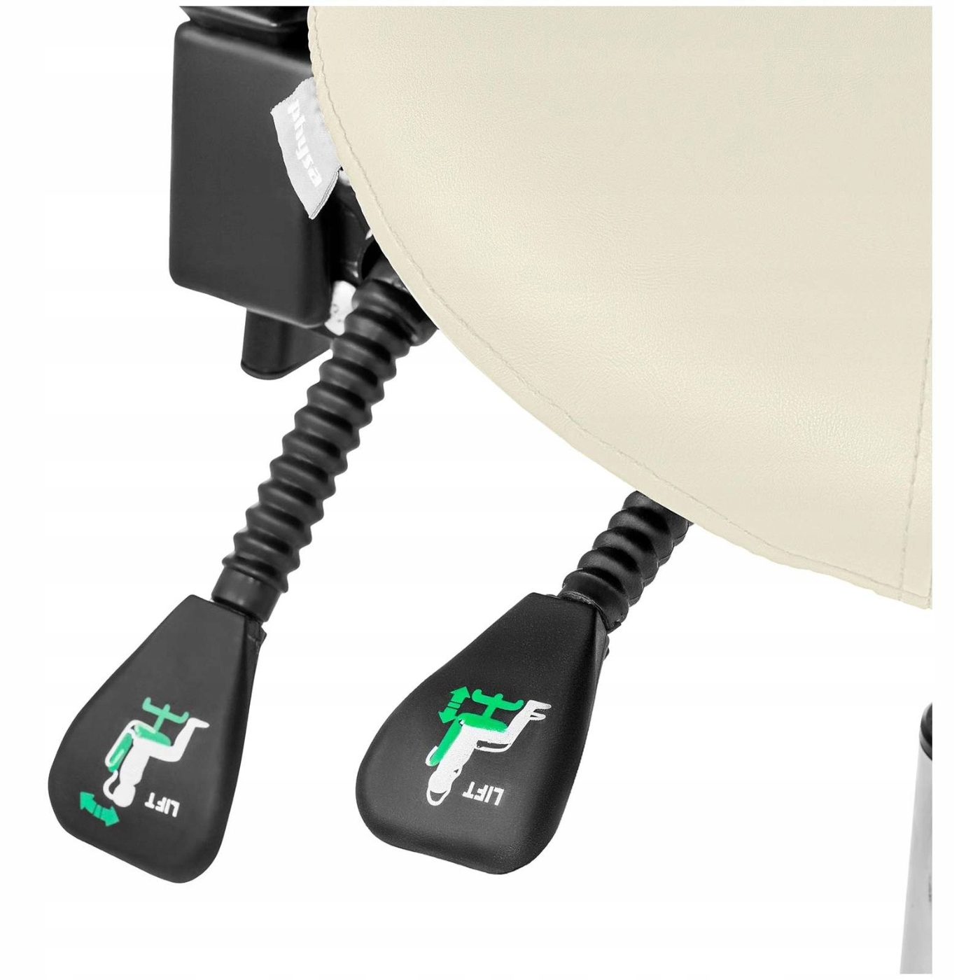 KRZESŁO SIODŁOWE BERLIN Z OPARCIEM - BEŻOWE Model Berlin Beige