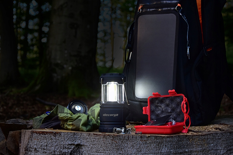 MOBILNA LAMPKA PRZENOŚNA LEDOWA NA BATERIE 2w1 Kolor dominujący ecru