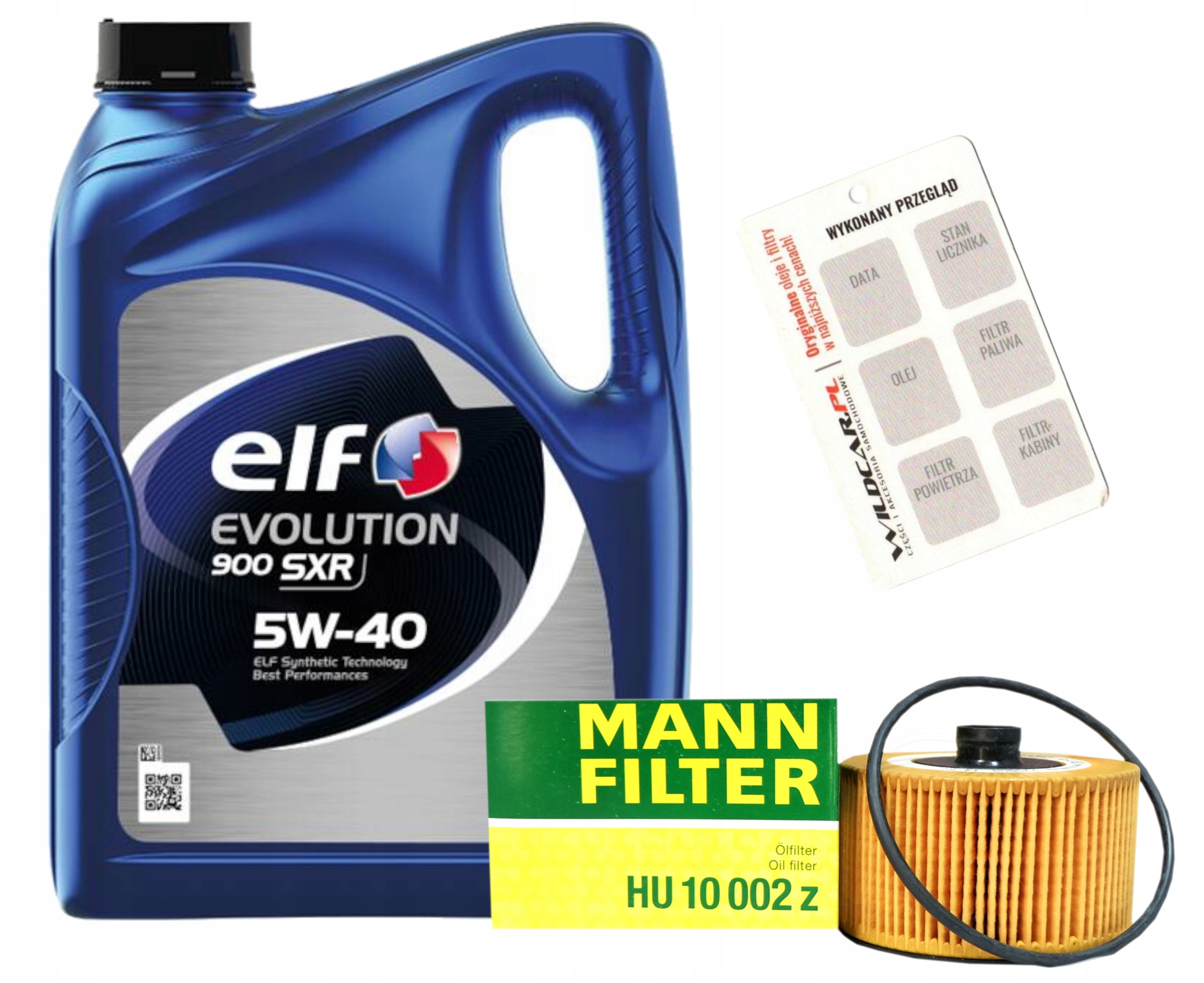 Olejový filter Mann olej 5v40 Elf Srx Dacia Logan Lodgy Sandero 1.2 TCe
