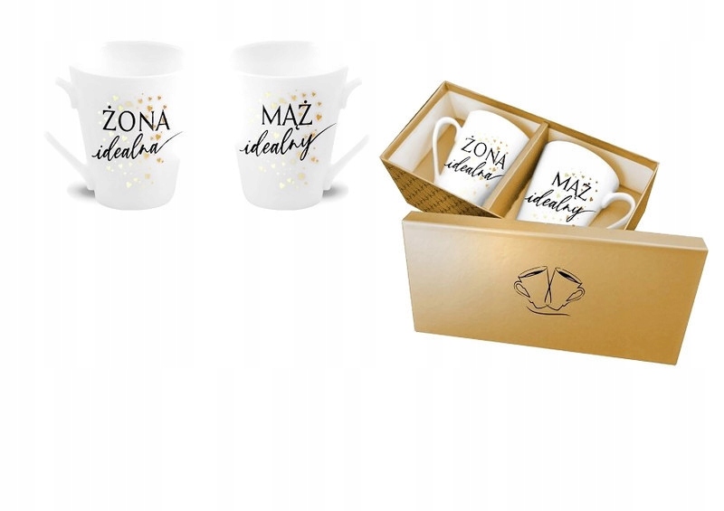 

Zestaw 2 kubków Skośnych 300ml Mąż / Żona idealna