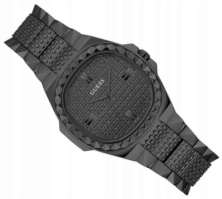 Pánské Elegantní Hodinky Guess Rebellious GW0601L2 Osázené Zirkony