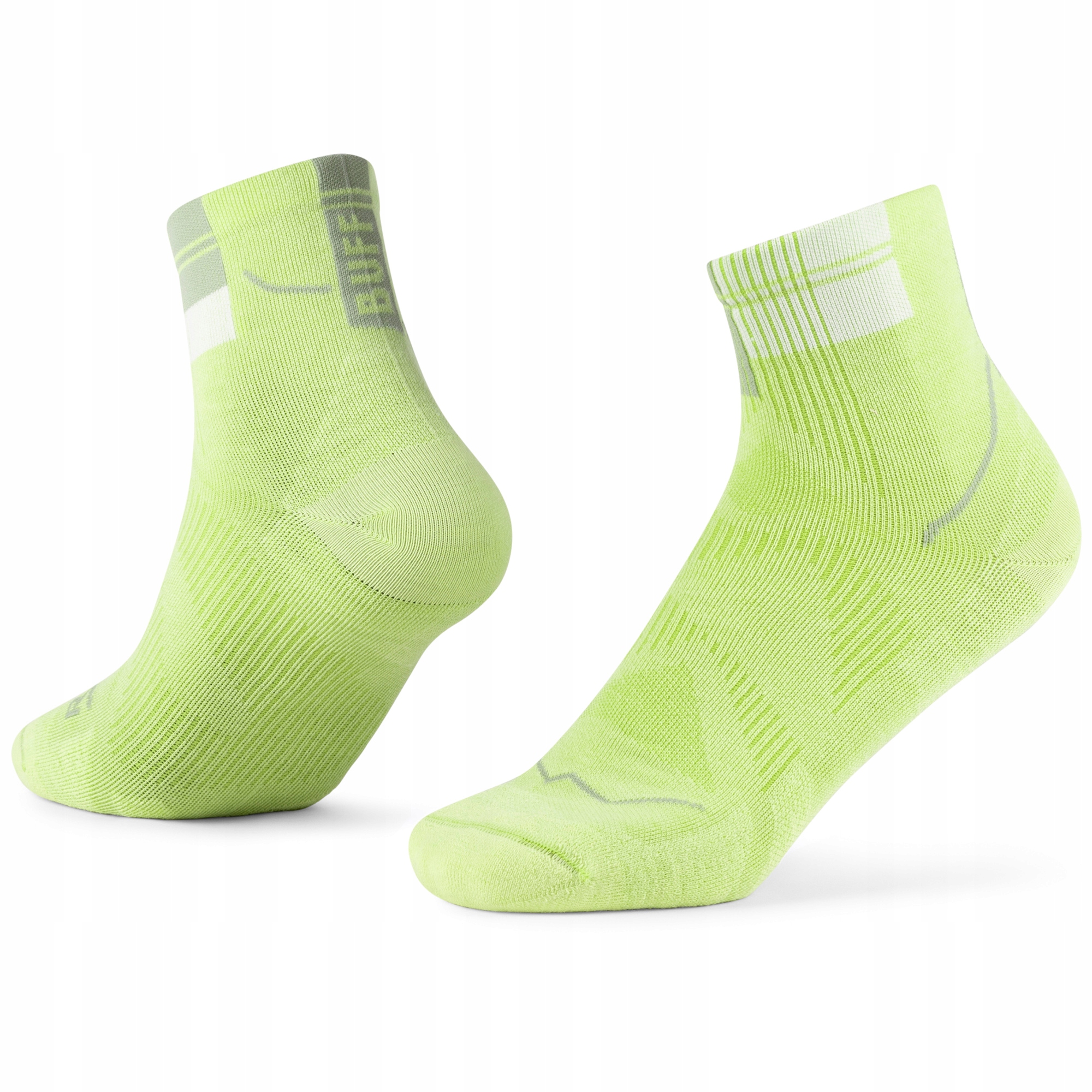 Skarpety sportowe do biegania Buff Coolnet Quarter Sock Cq Lime r. 39/41