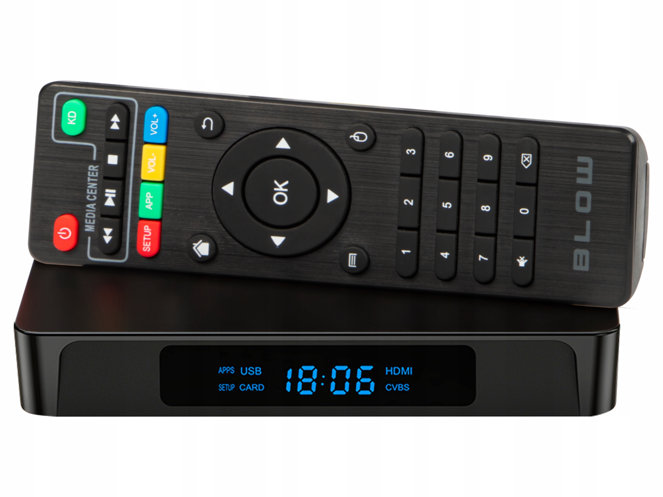 SMART BOX TV ANDROID 10 BLUETOOTH 4K WIFI USB KABEL HDMI PILOT KLAWIATURA Kod producenta 77-303#