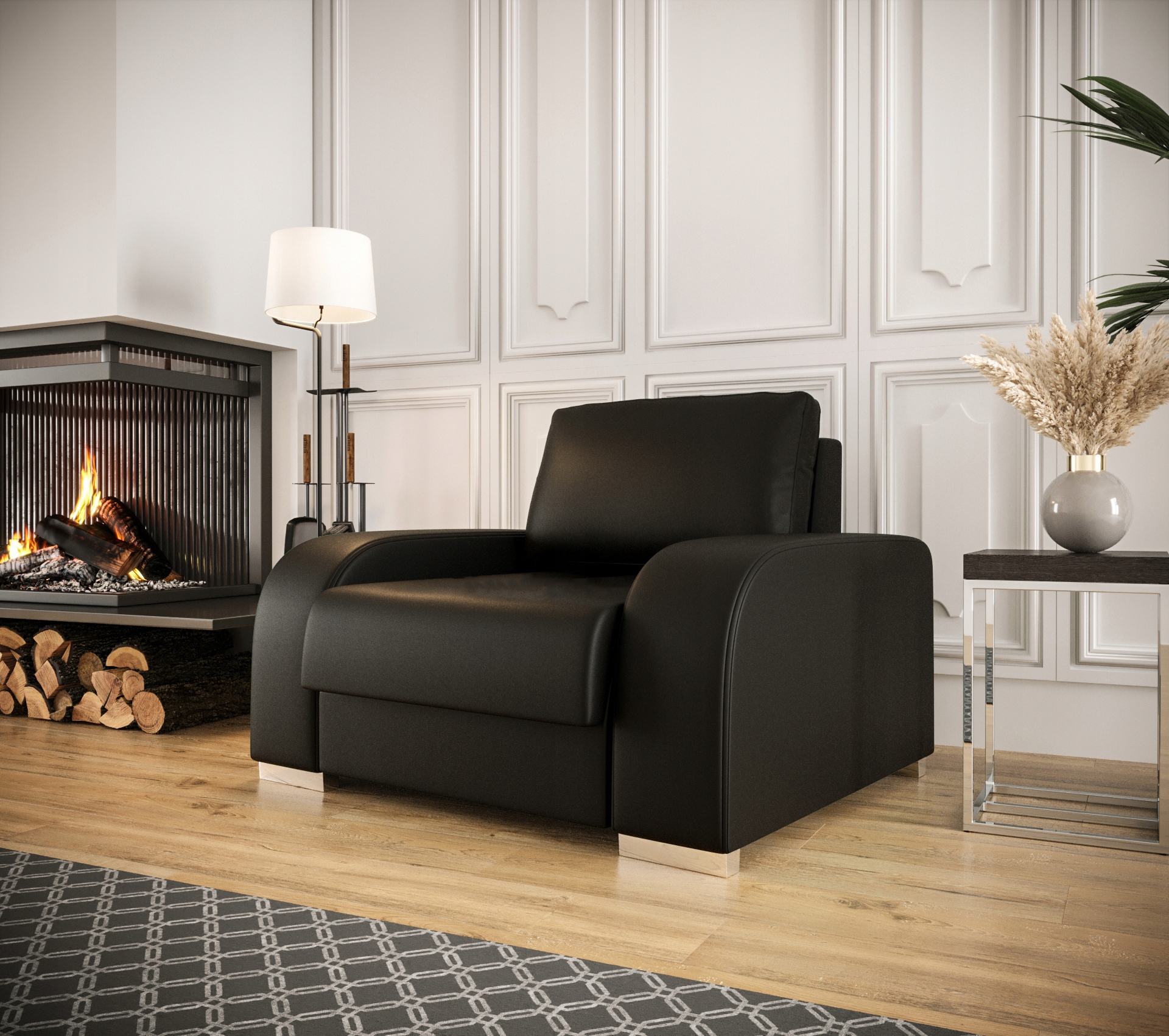 Klasické křeslo Faliste pružiny KS10 110 O-sofa