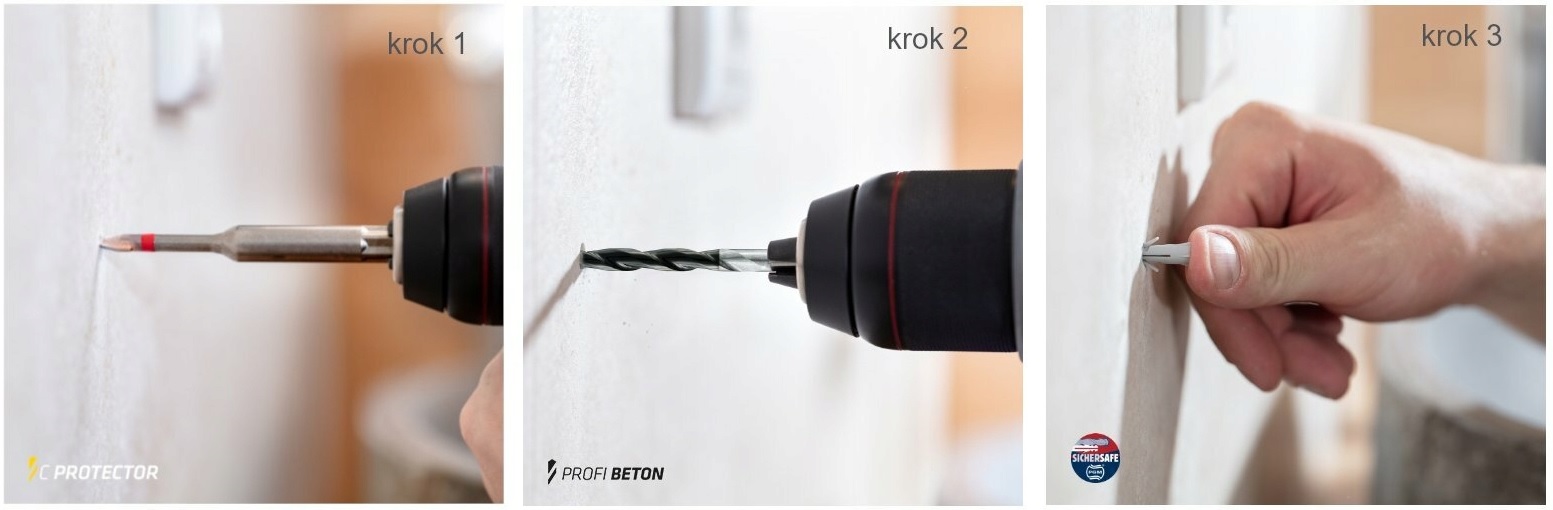 ALPEN C PROTECTOR Wiertło 10mm gresu płytek szkła Kierunek obracania Reguła prawej dłoni