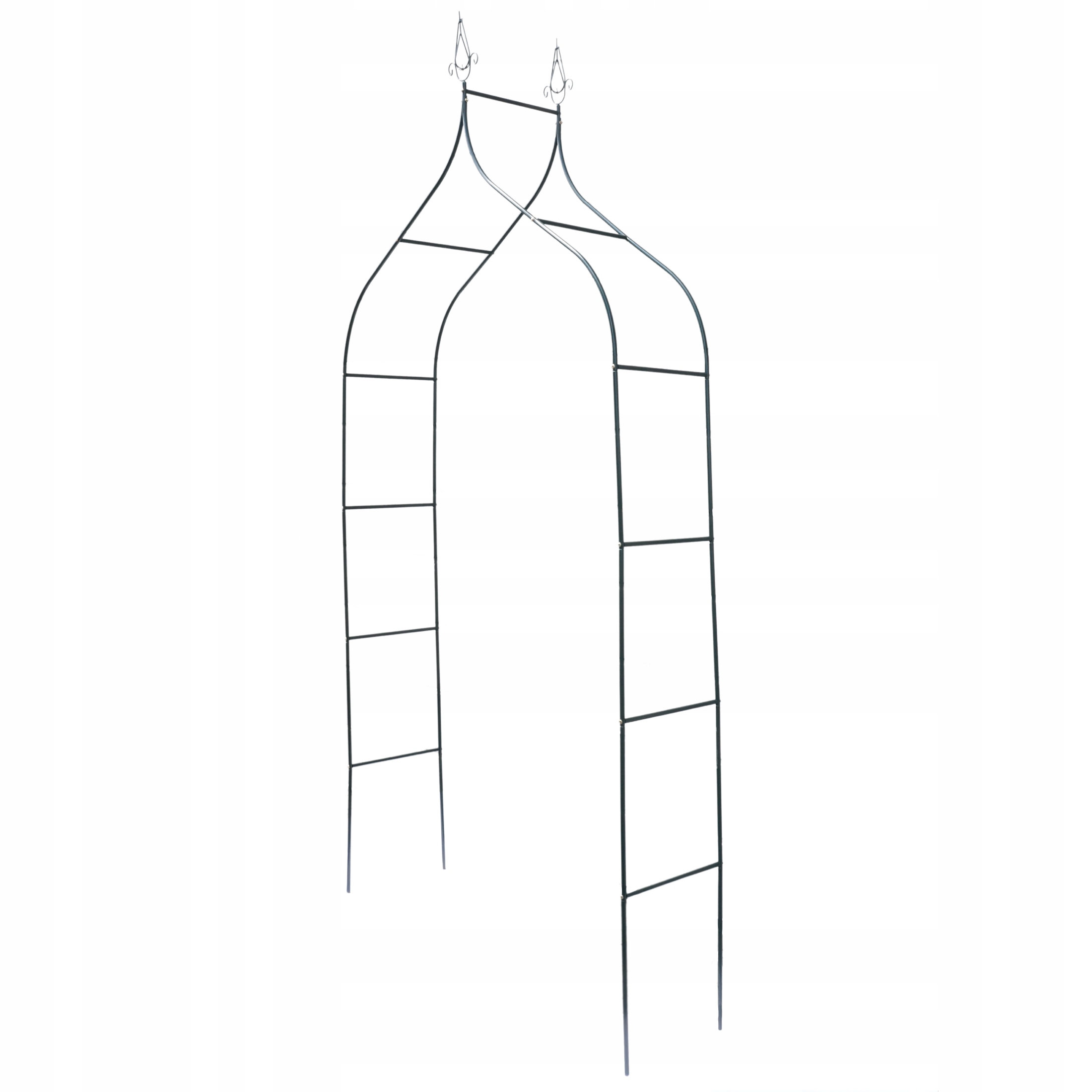 Oblouková zahradní pergola, popínavé rostliny, růže, podpora rostlin 255 x 140 cm