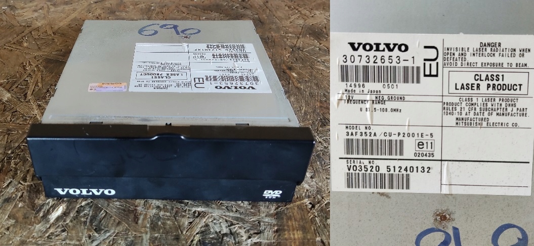 CZYTNIK NAWIGACJI VOLVO S60 V70 XC70 S80 30732653