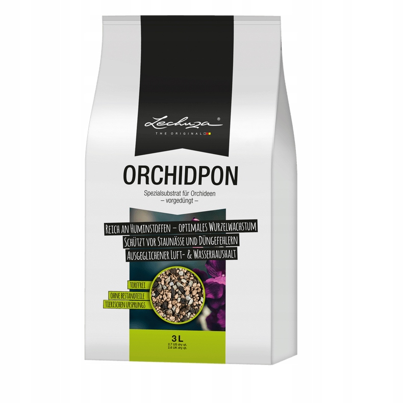 

Substrat podłoże do storczyków Lechuza OrchidPon 3
