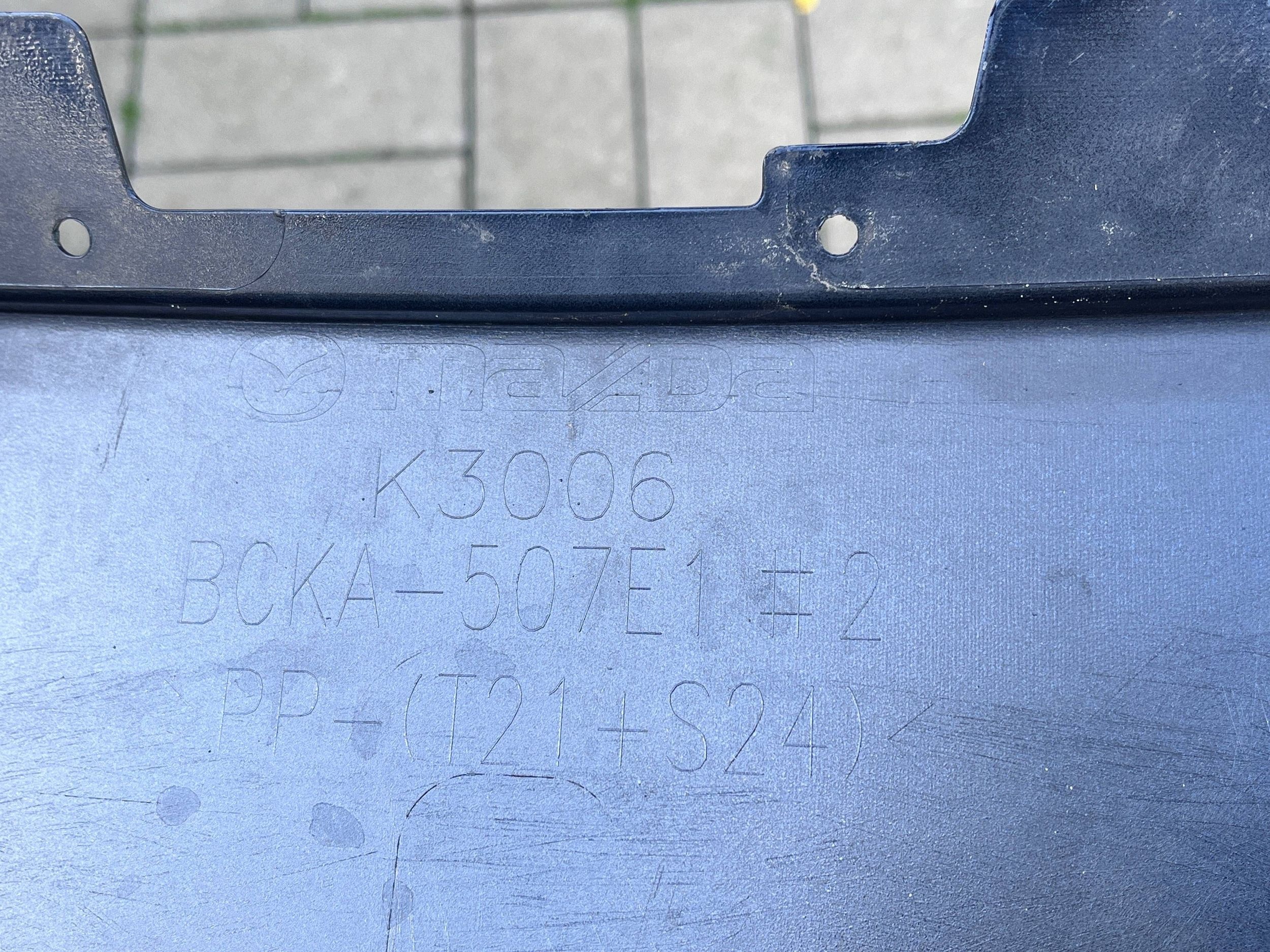 MAZDA 3 BP 19- krytka lišta nárazníku předek předního BCKA507E1