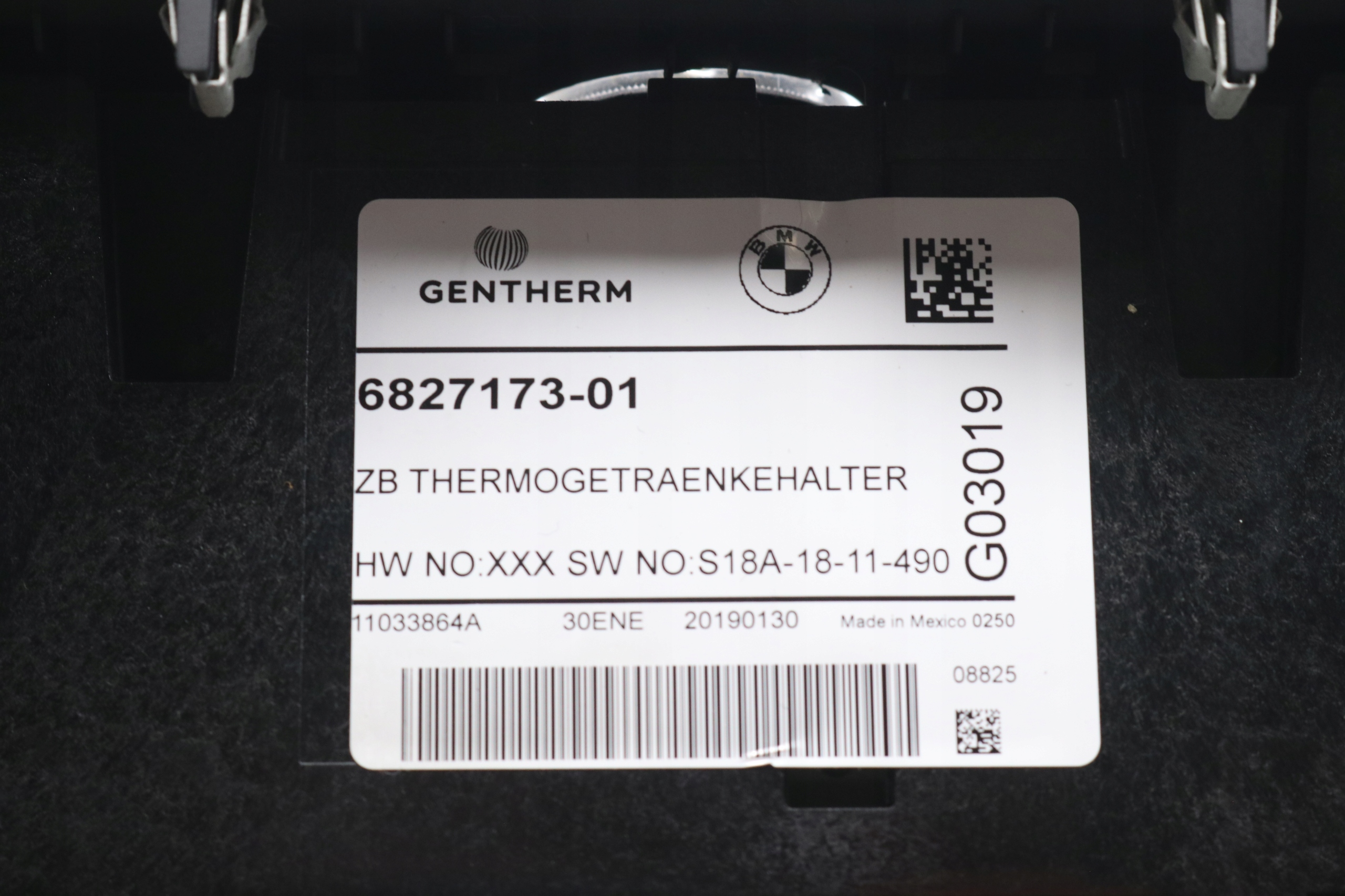 BMW G05 X5 G07 X7 bracket TERMICZNY for 6827173