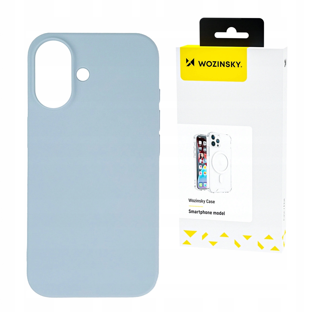Silikonowe etui Wozinsky Silicone Case na Samsung Galaxy S25 niebieskie