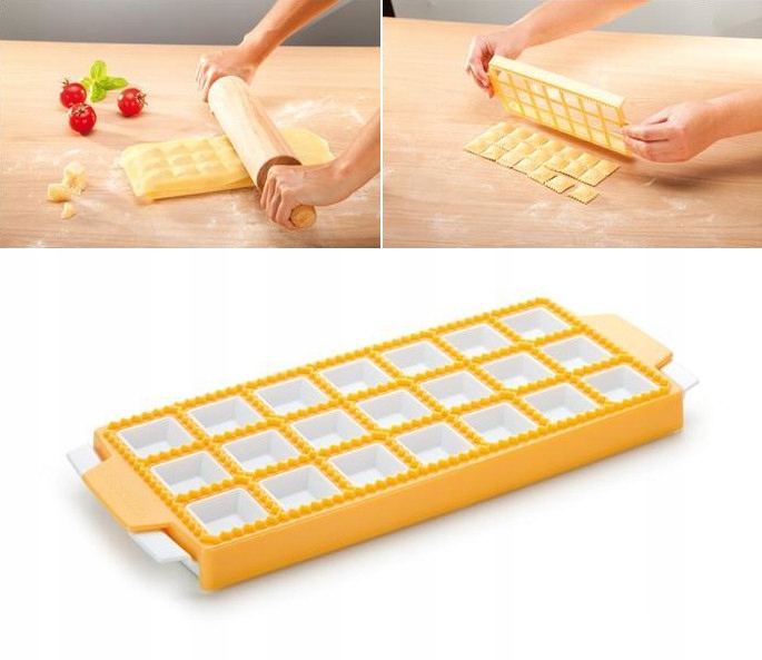 

Forma Na Kwadratowe Ravioli Pierożki Tescoma 21SZT