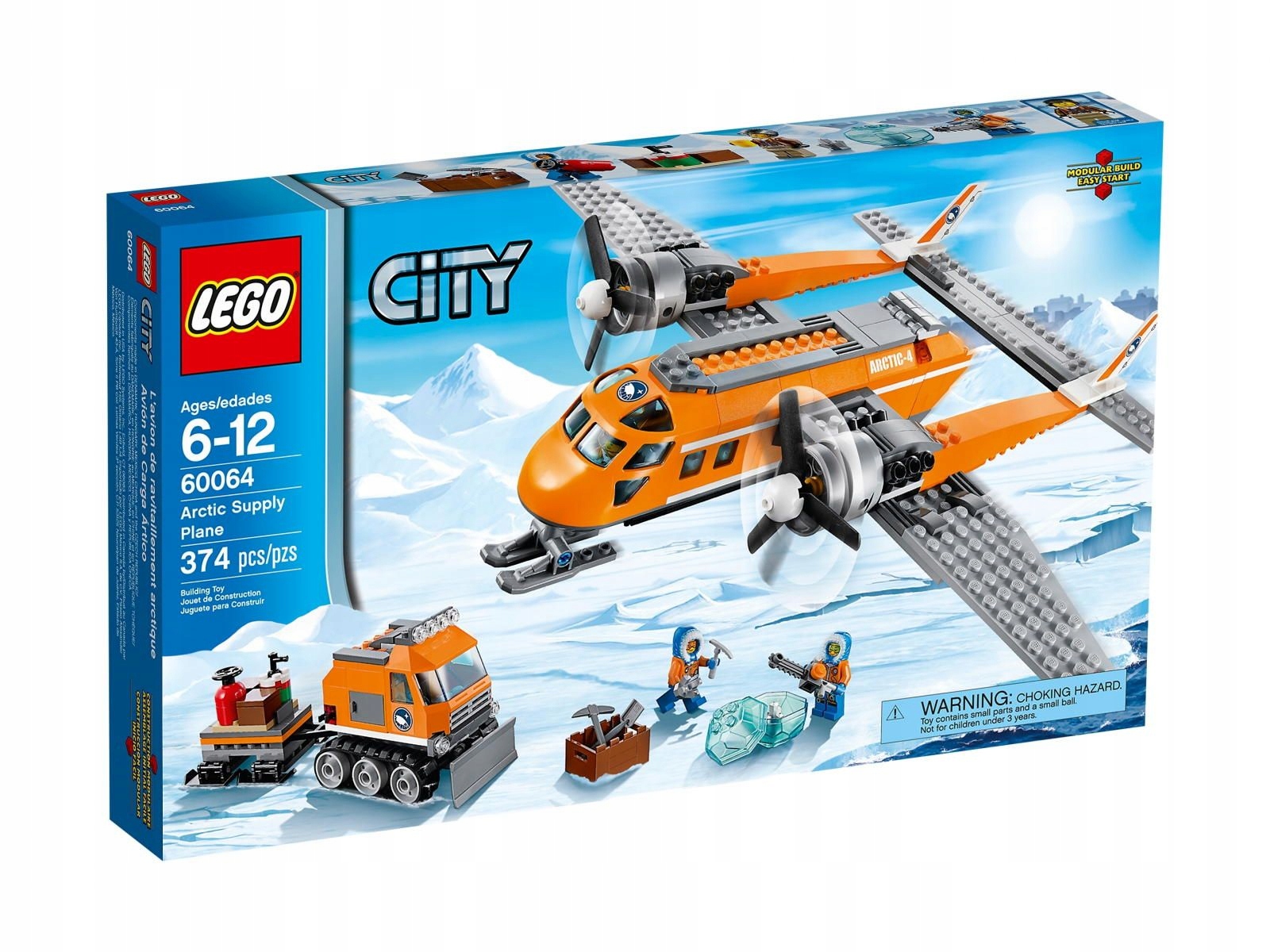 Lego City 60064 Arktické dodávkové letadlo Nové