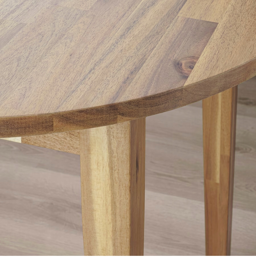 IKEA NACKANAS Stół i 2 krzesła akacja 80 cm Szerokość stołu 80 cm