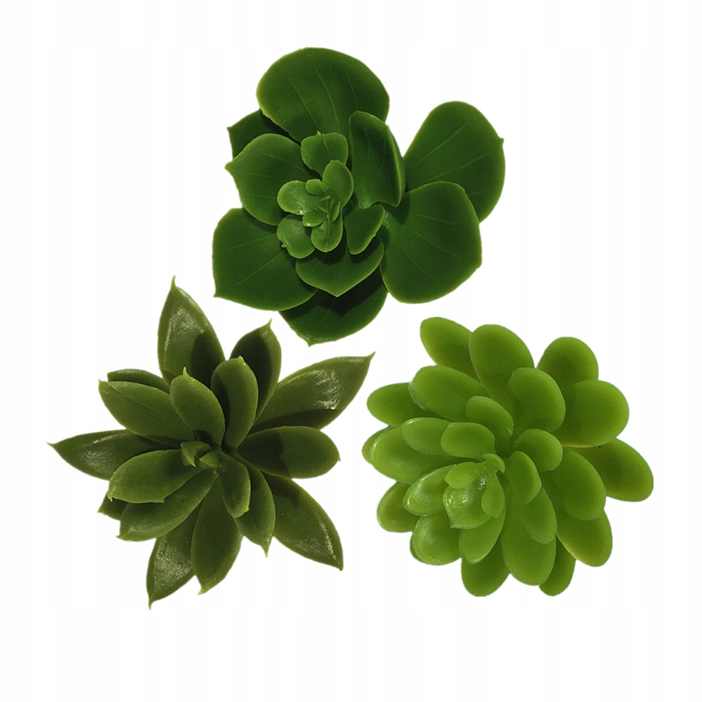 

3 sztuk Małe sztuczne sukulenty Faux roślin