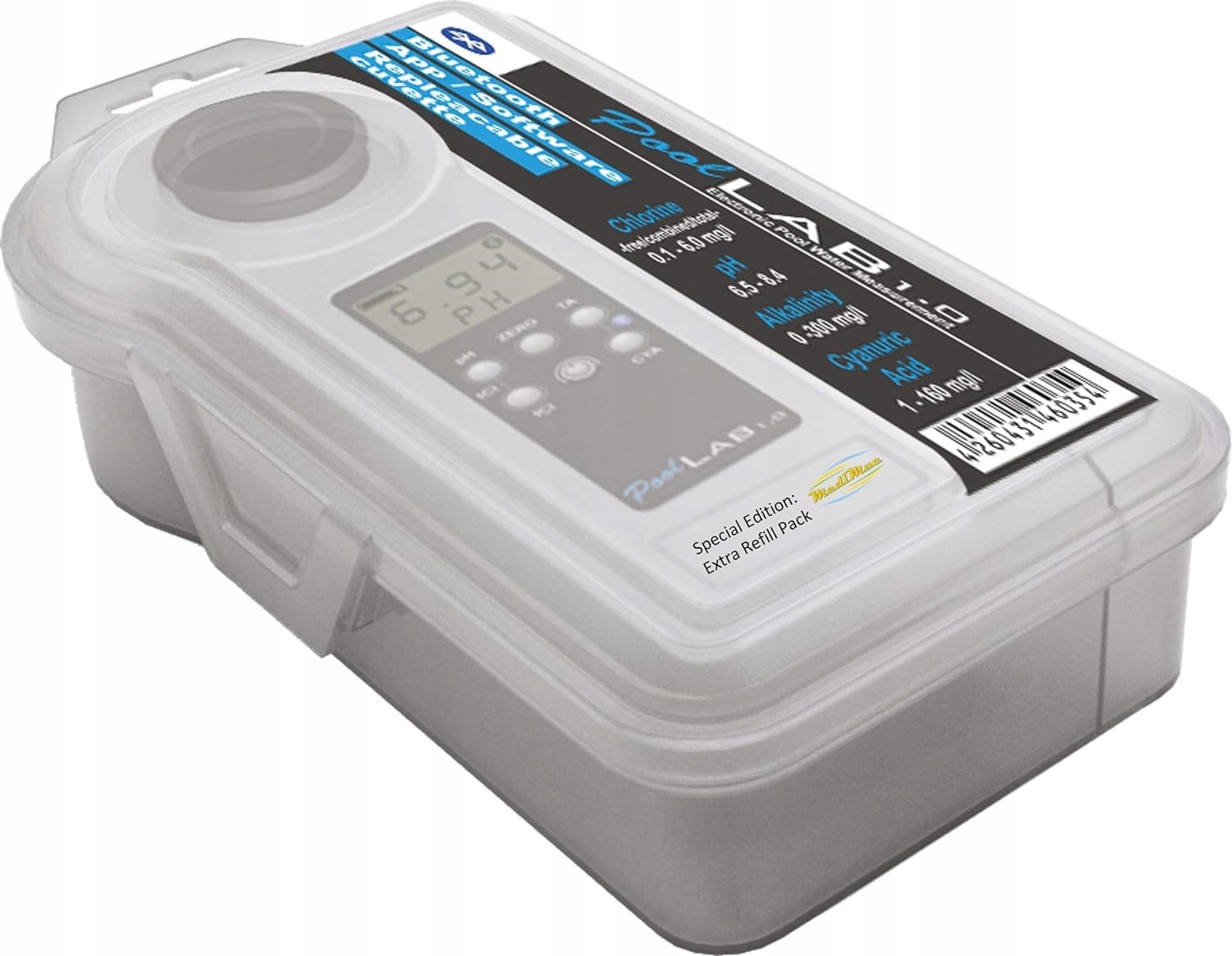 POOL LAB 1.0 FOTOMETR TESTER WODY BASENOWEJ DO BASENU BLUETOOTH Kod producenta 0025897