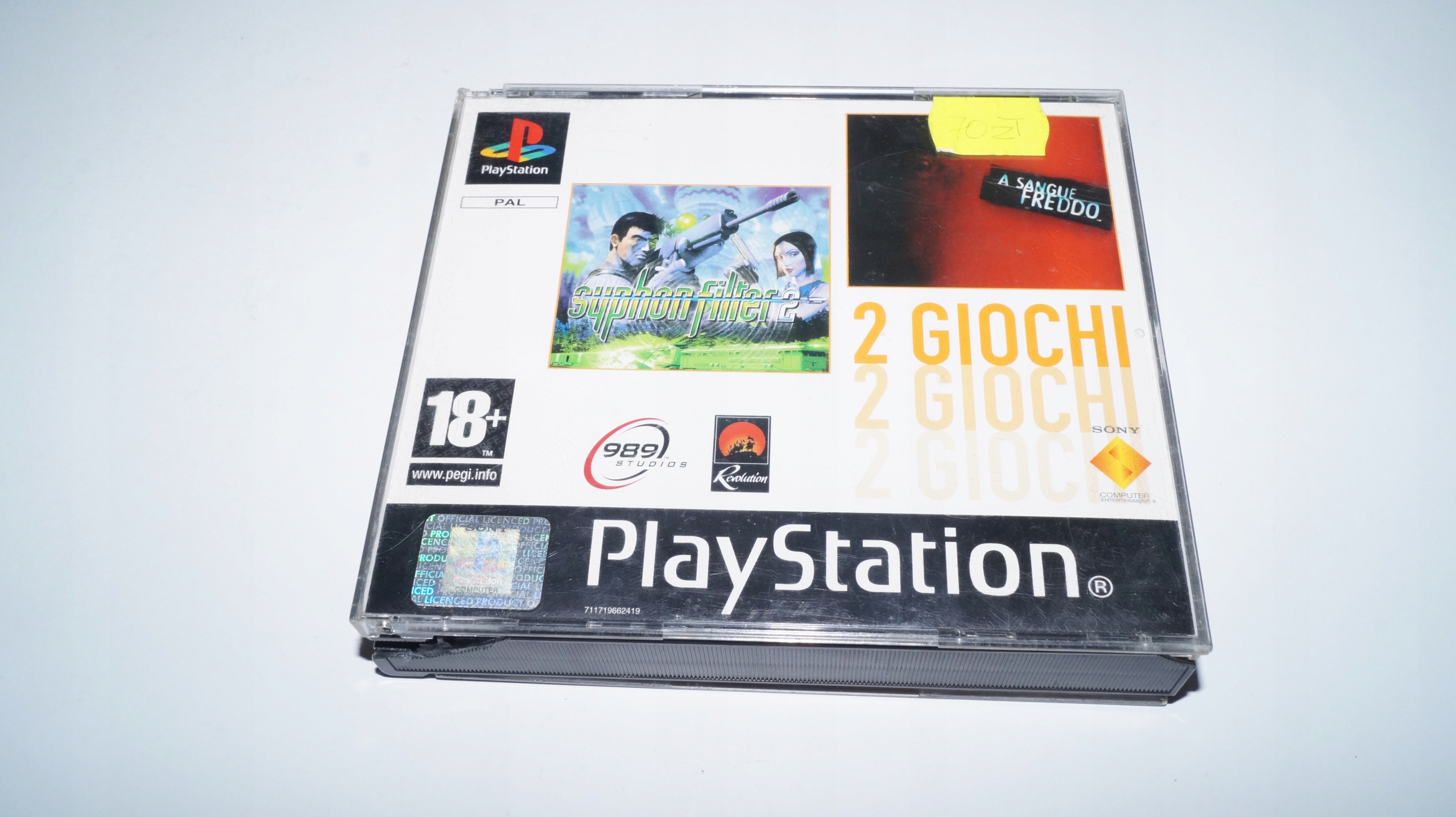 2 games syphon filter 2 , a sangue freddo PSX PS1 Platforma Sony PlayStation (PSX)