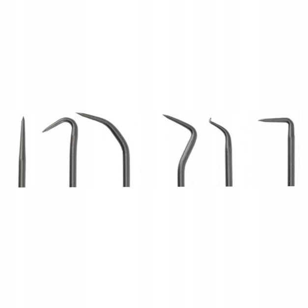 ZESTAW DŁUGICH HACZYKÓW 6 SZT. HOGERT HT8G398 Marka Hoegert Technik