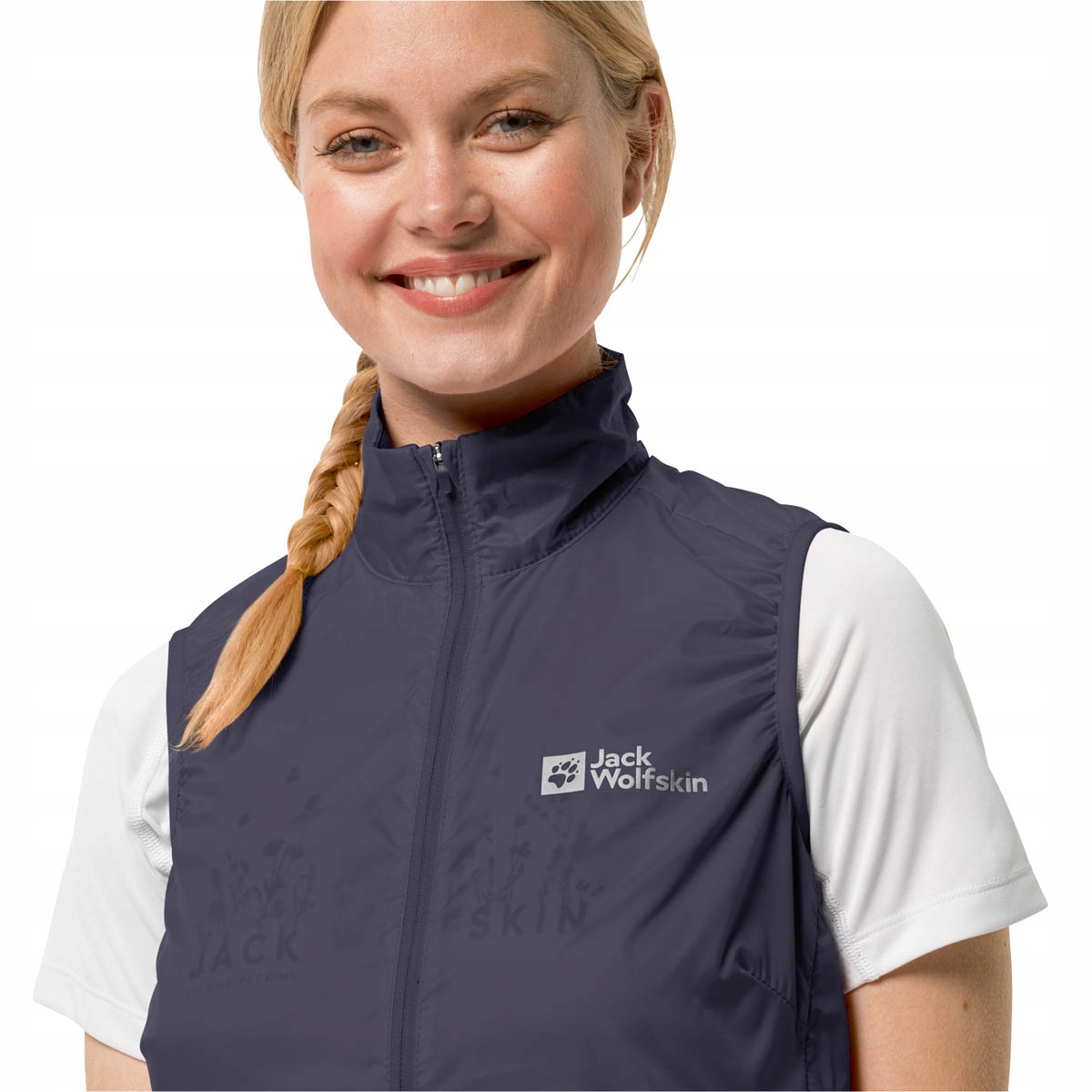 Damska kamizelka rowerowa Jack Wolfskin odblask XL Kod producenta 1307611_1388_005