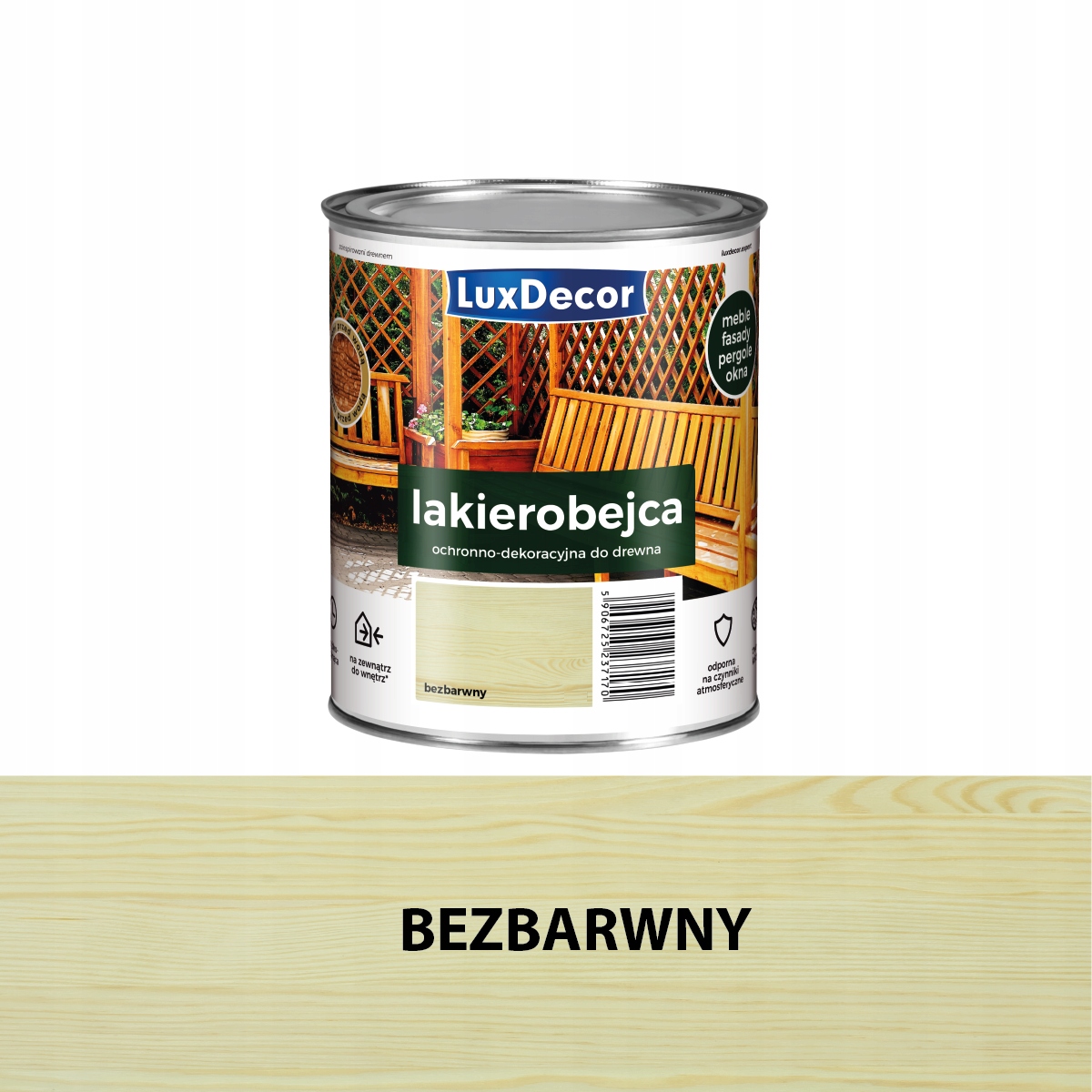 

Luxdecor Lakierobejca Do Drewna 2,5L Bezbarwny
