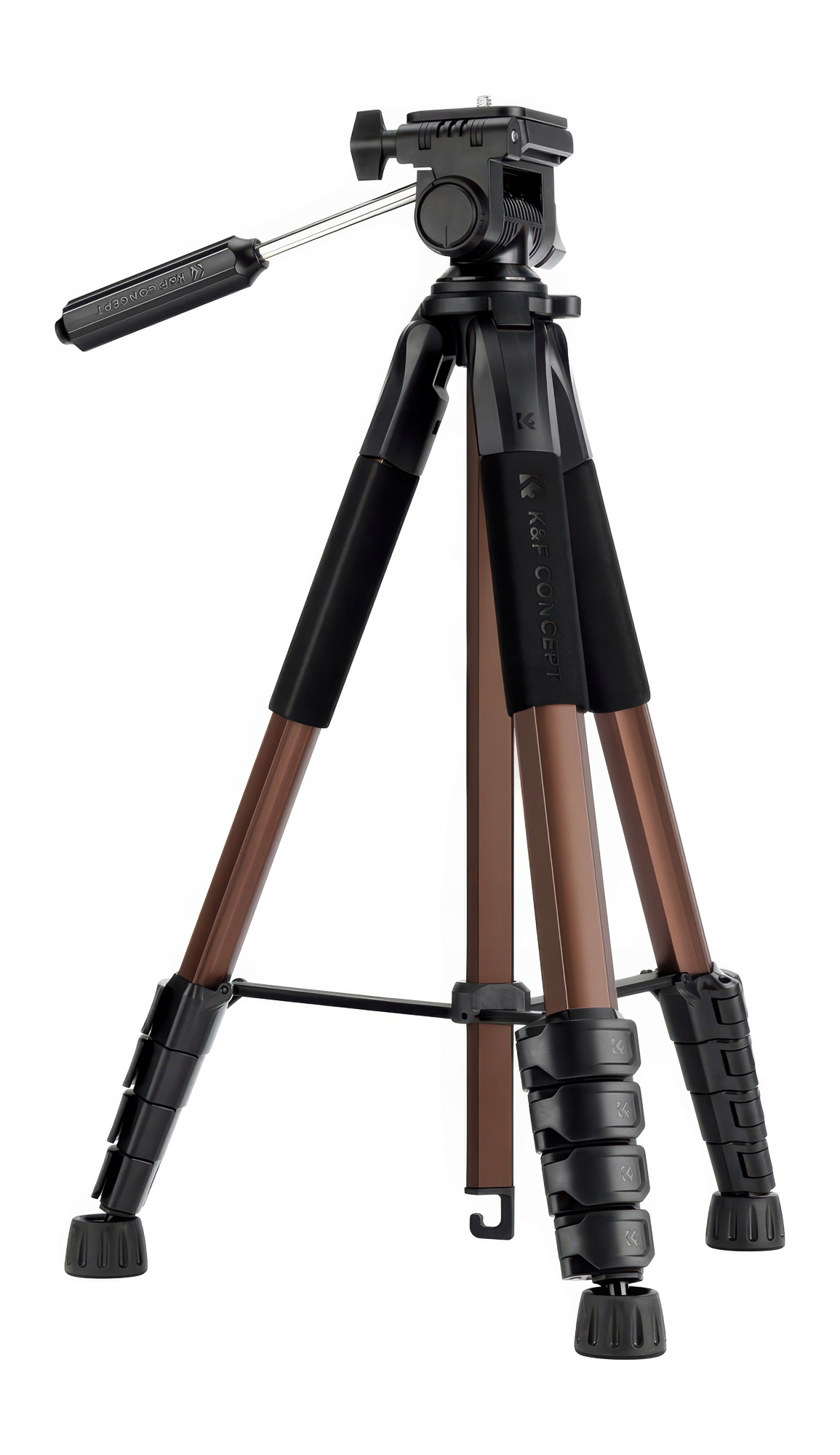 Statyw video K&f Concept S255A3 z głowicą BV01 i uchwytem na telefon