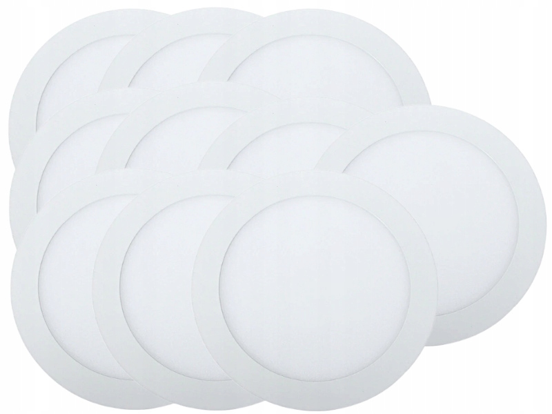 Sada stropních svítidel Halogen Led Slim 12W 10x