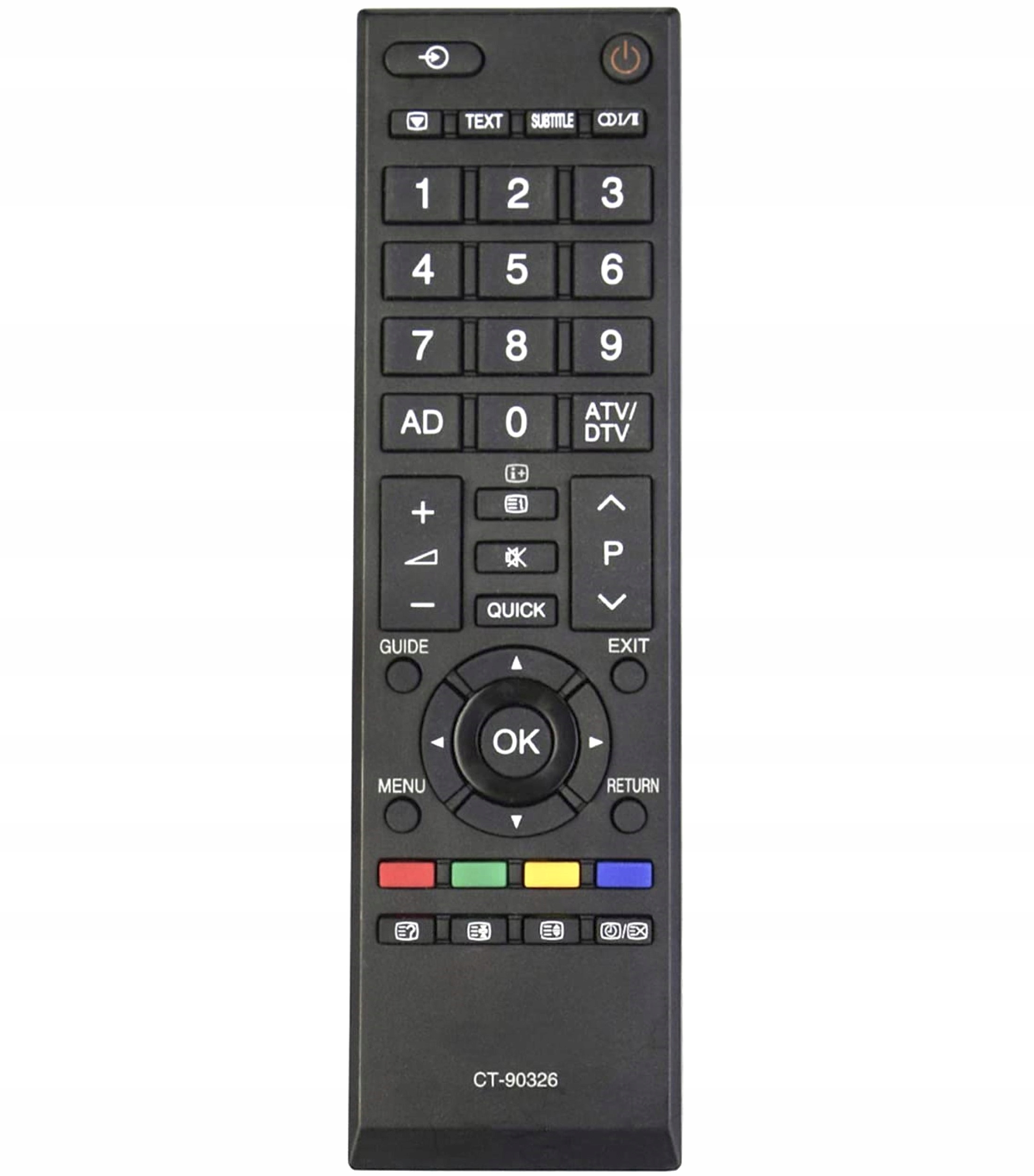 PILOT DO TV TOSHIBA REGZA CT-90326 UNIWERSALNY