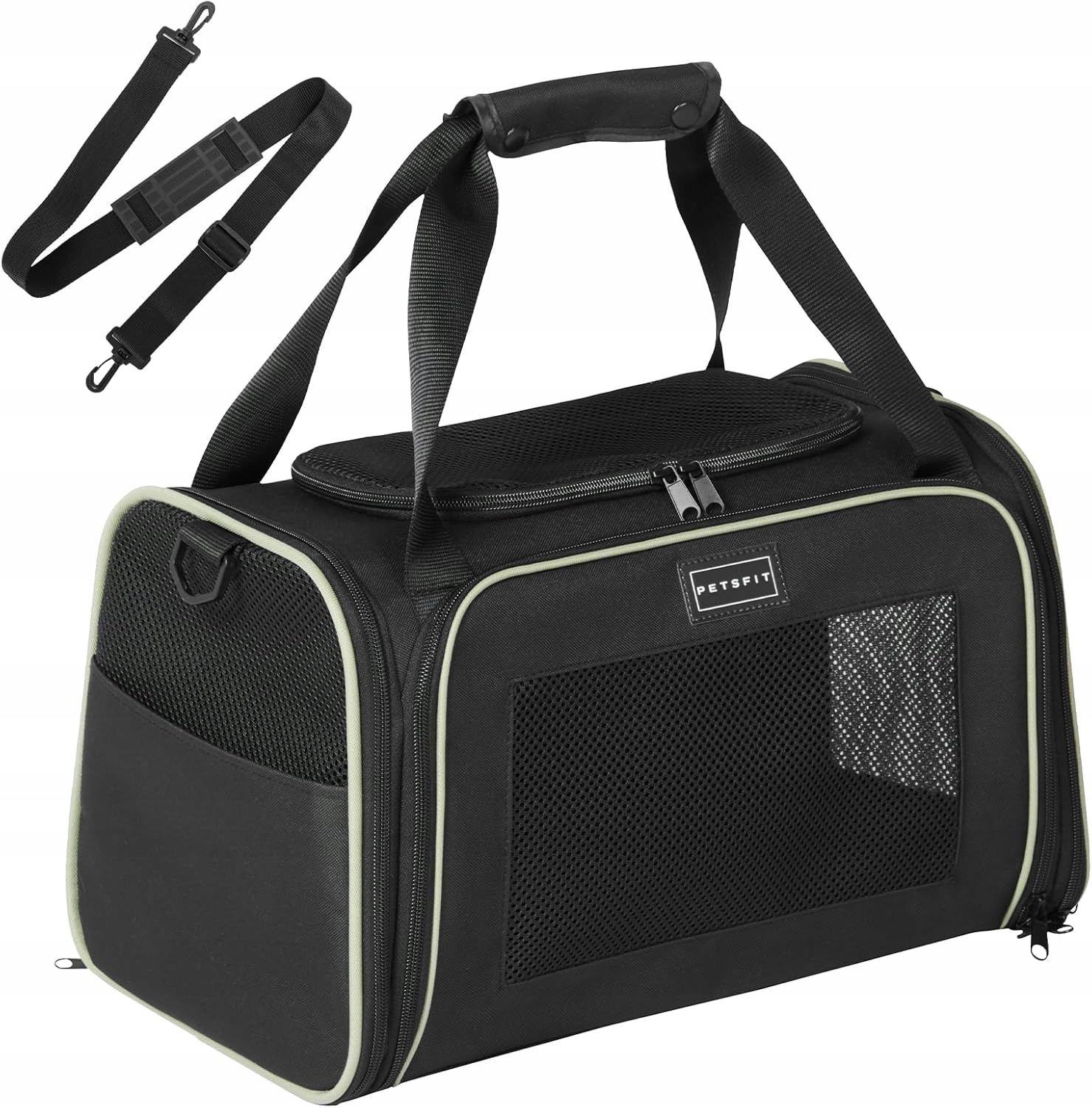 Petsfit Transporter dla psa do 10 kg 50x33x33 cm Czarny