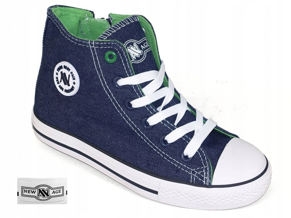 TRAMPKI TENISÓWKI DZIECIĘCE NA ZAMEK WYSOKIE VANY Marka Inna marka