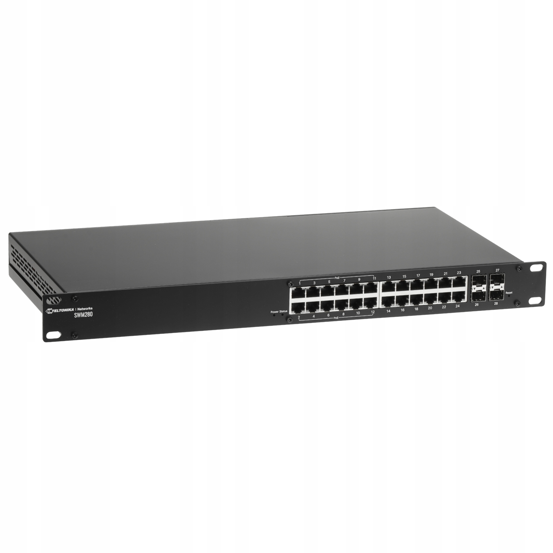 Spravovatelný Switch Poe SWM280 24-PORTOVÝ Sfp Teltonika