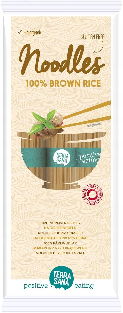 Levně 3X Terrasana Těstoviny (rýžové jednorázové 100 %) bezlepkové Bio 250 g