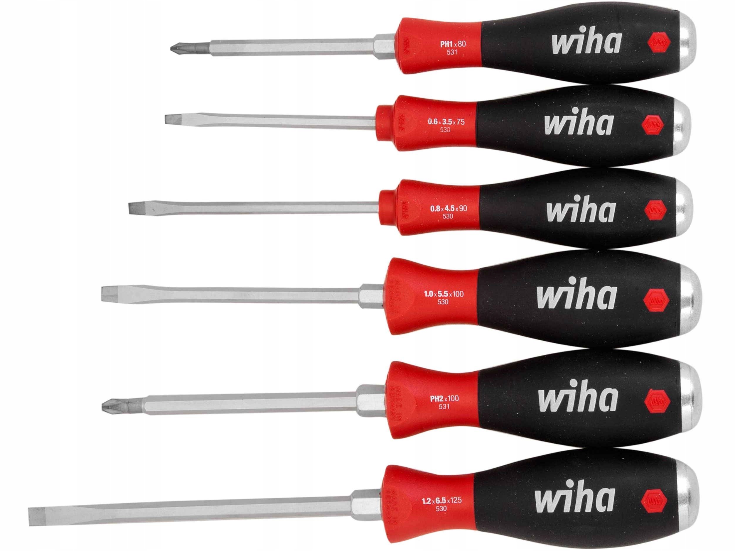 Zestaw Wkrętaków Do Pobijania Softfinish 6-CZĘŚCIOWY Wiha 21250