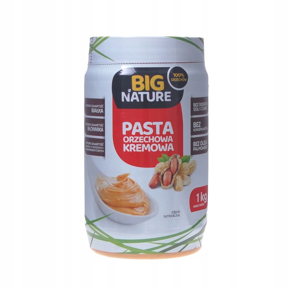 Pasta orzechowa kremowe 1kg - BIG NATURE — 6