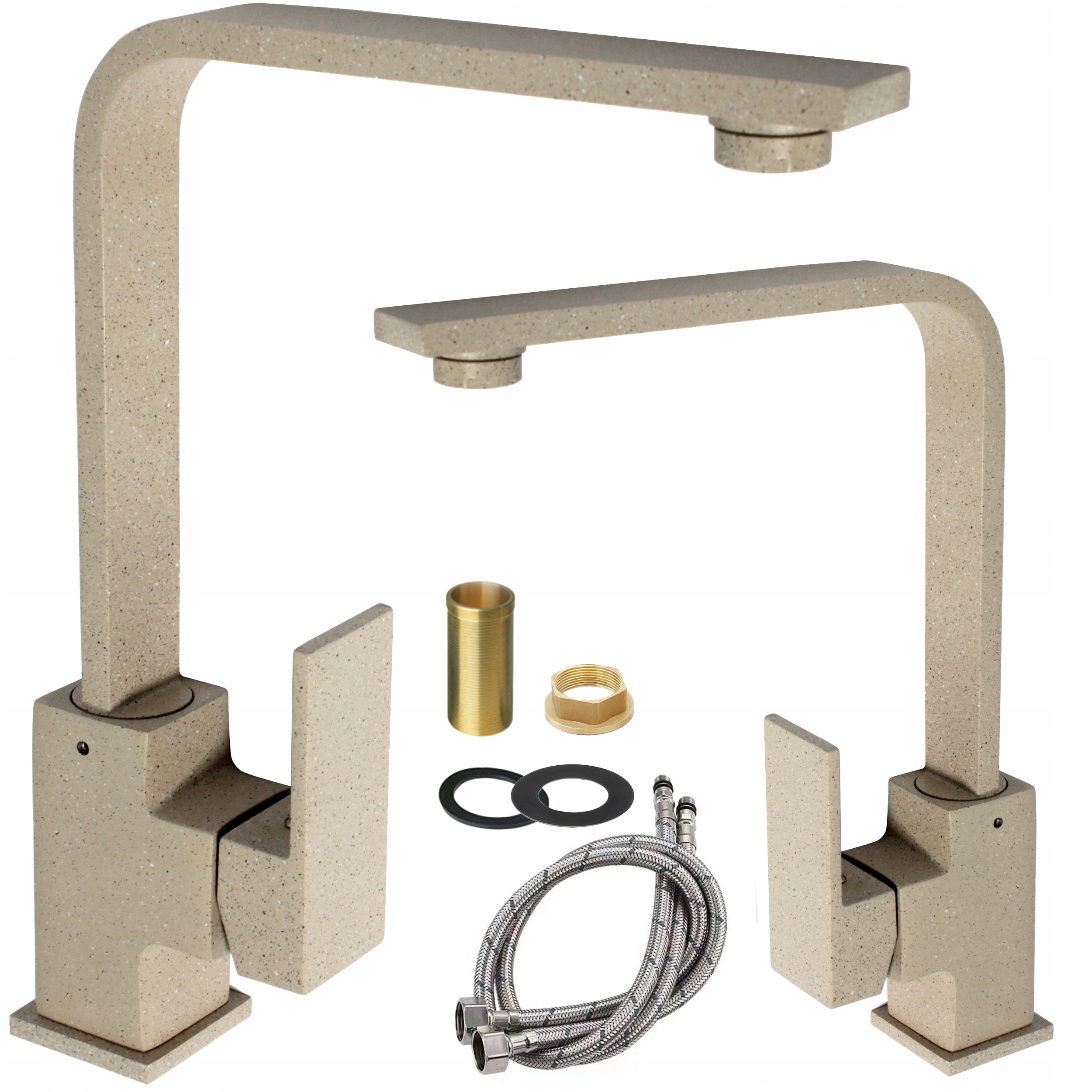 Kuchyňská Stojánková Baterie Béžová Granit, dřezová