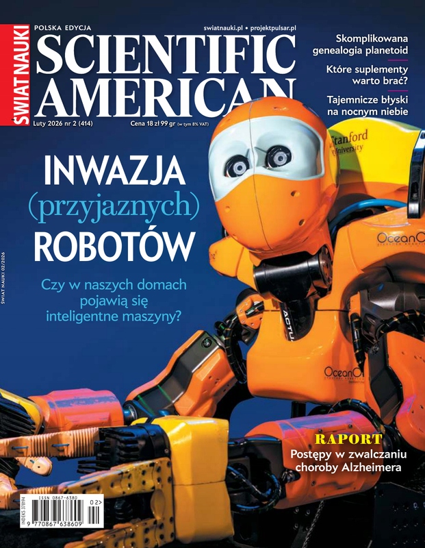 2/2026 SCIENTIFIC AMERICAN ŚWIAT NAUKI SUPLEMENTY ROBOTY
