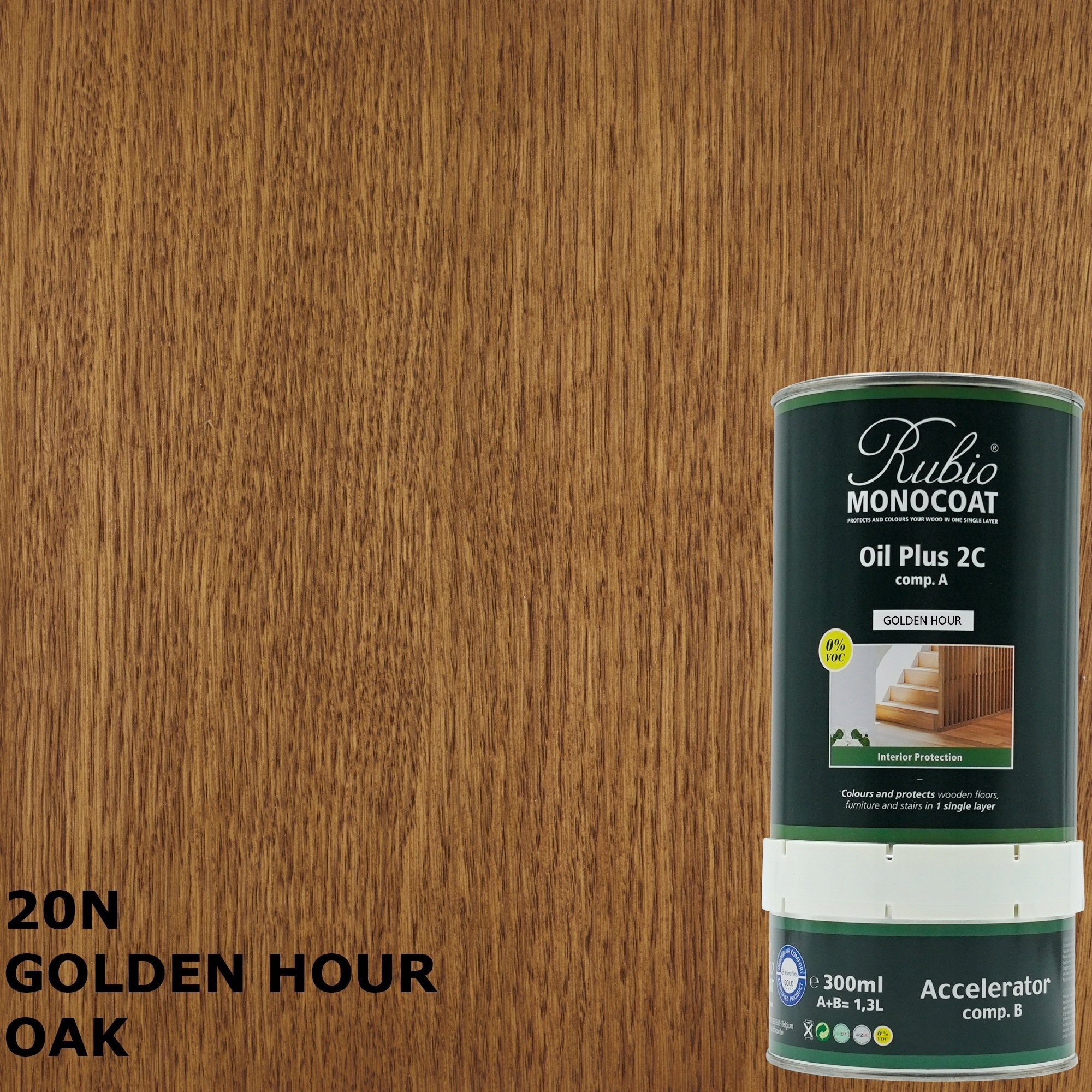 Rubio Monocoat Oil +2C Olej Golden HOUR1,3L