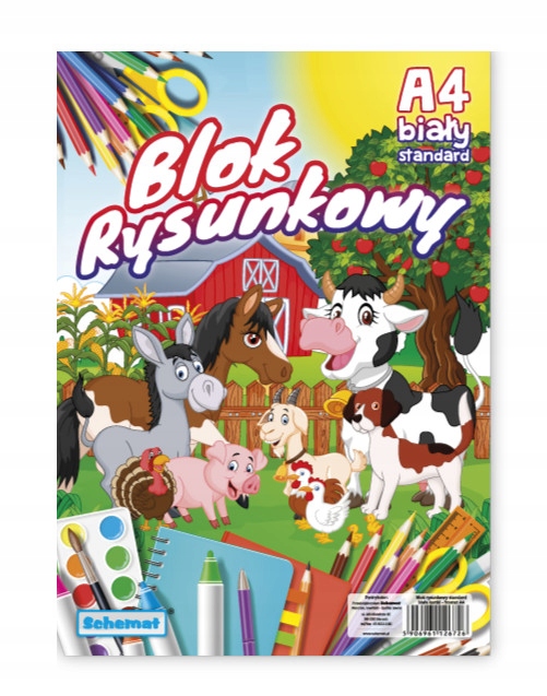 blok rysunkowy 10szt. BIAŁY A4 — 5