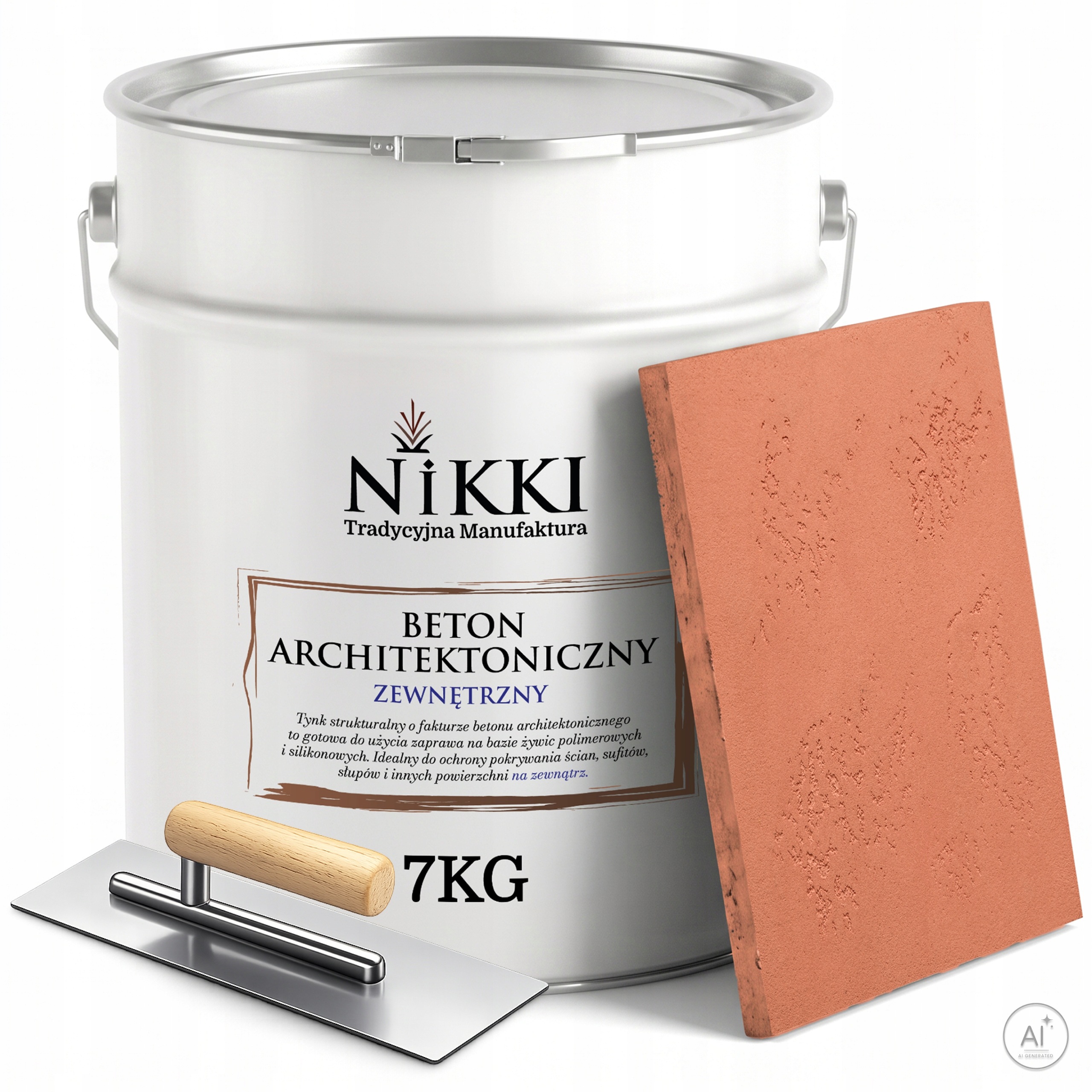 Vnější fasádní architektonický beton 5 m2 7 kg Pudrová Růžová Paca