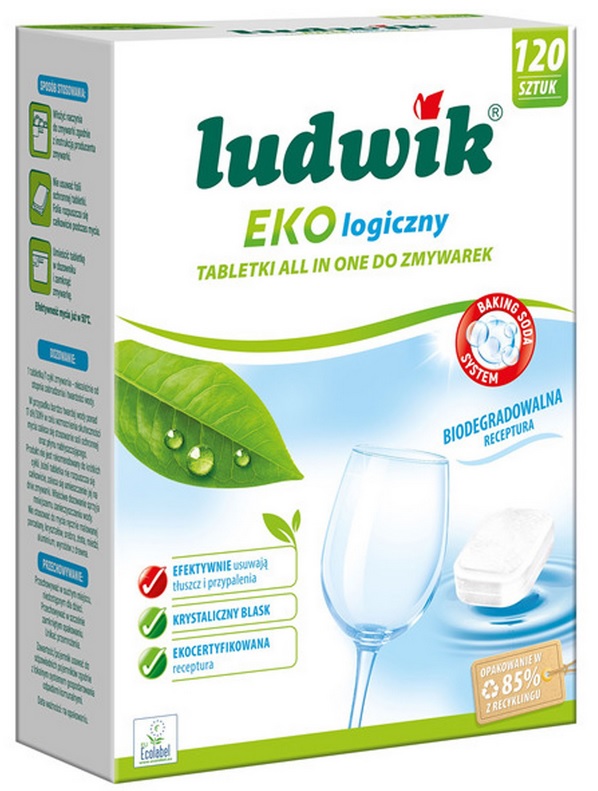 Ekologiczne Tabletki Do Zmywarki Ludwik 120 szt.