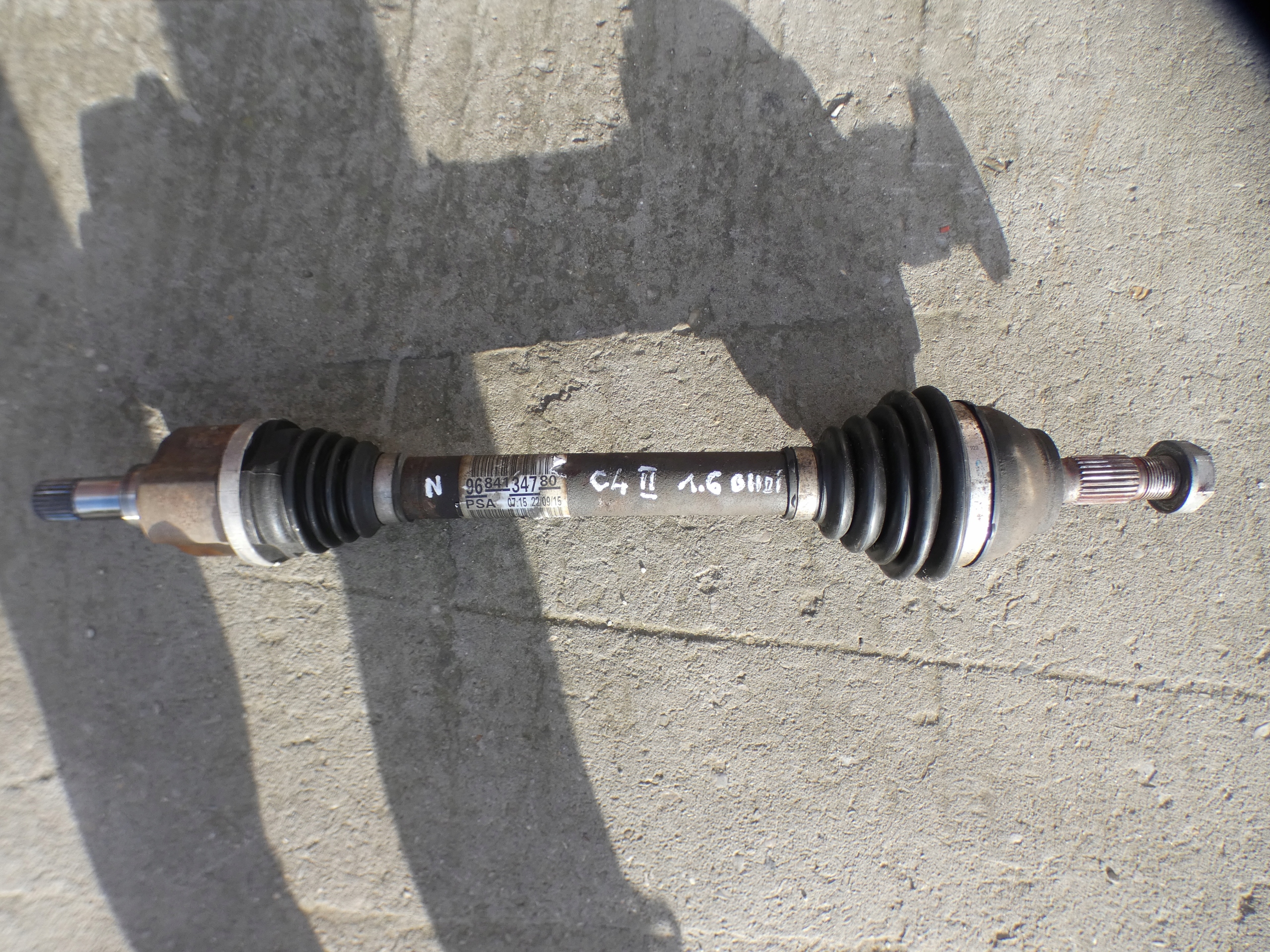 semi-axis left CITROEN C4 9684134780